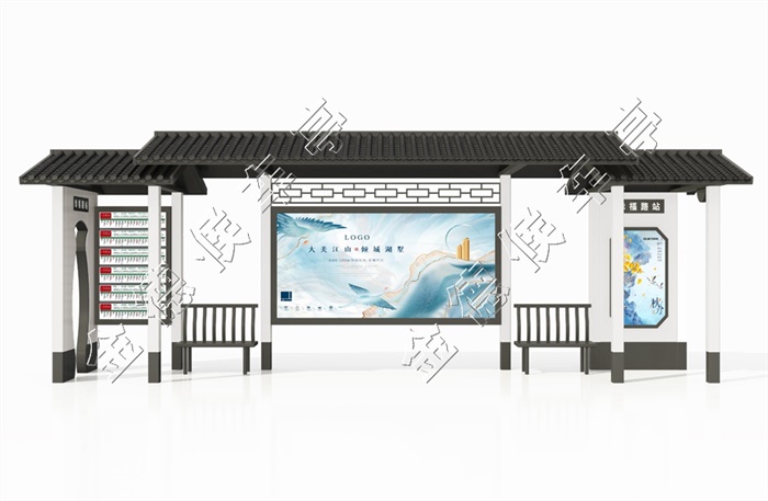 JD-仿古候車(chē)亭019